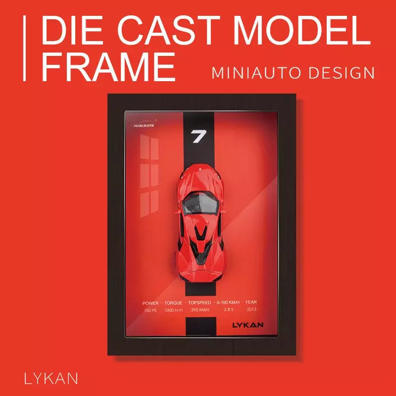 1:32 Diecast Lykan Model 3D Photo Frame