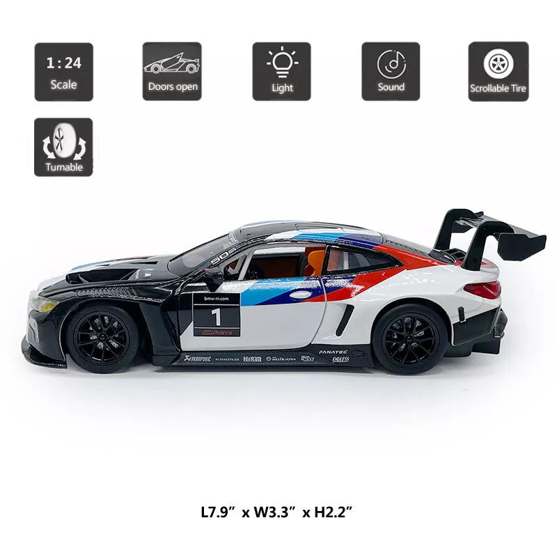 1:24 Diecast BMW M4 GT3 Official Licensed Model - image 11