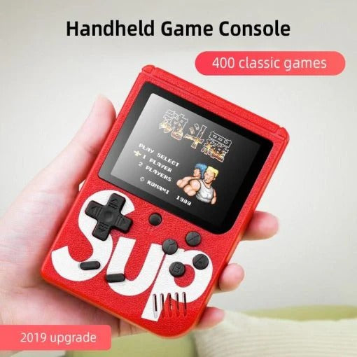 SUP handheld console with 400 classic games