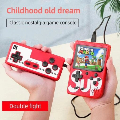 SUP retro handheld console and wired controller