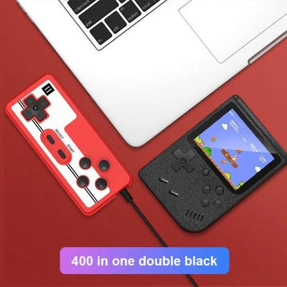 SUP retro console with controller and TV output gameplay