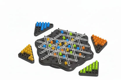 Chain Triangle Chess Family Game - 2 to 4 Players