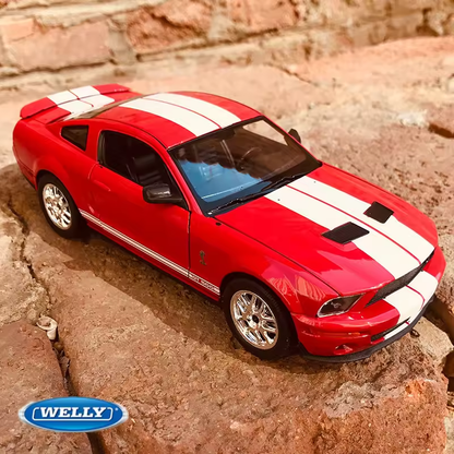 Welly 1:24 Diecast 2007 Shelby Cobra GT500 Model Car - image 2
