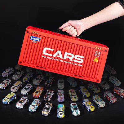 24 Pcs Mini Free Wheel Cars