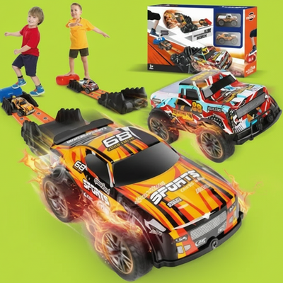 Manual Air Foot Pump Track Set