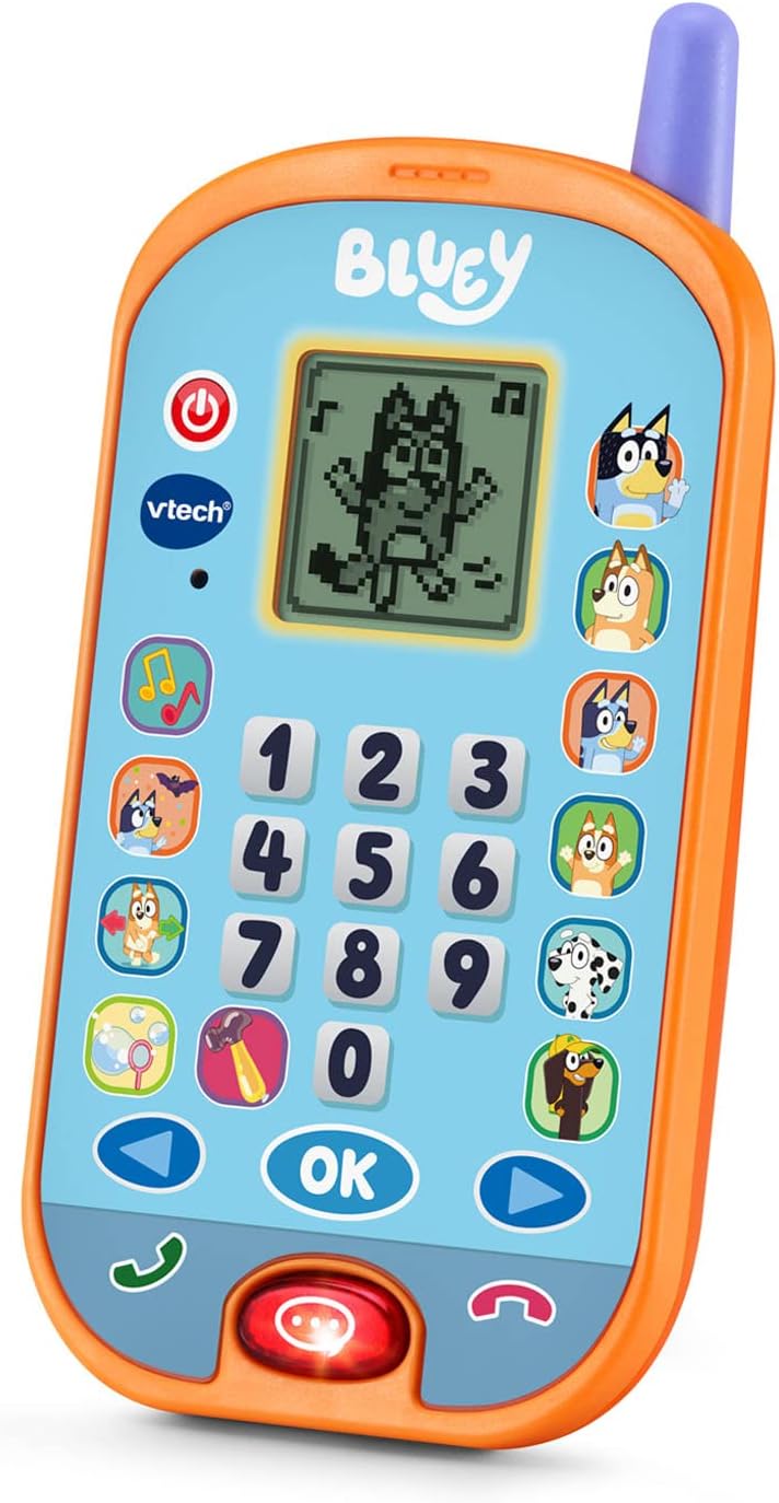 VTech Bluey Ring Ring Phone features and controls