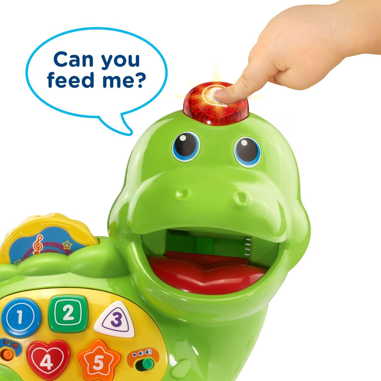 VTech Chomp and Count Dino interactive head button