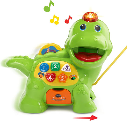 VTech Chomp and Count Dino musical pull toy